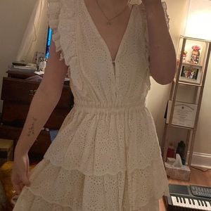 Lace ruffled dress from Marshall’s